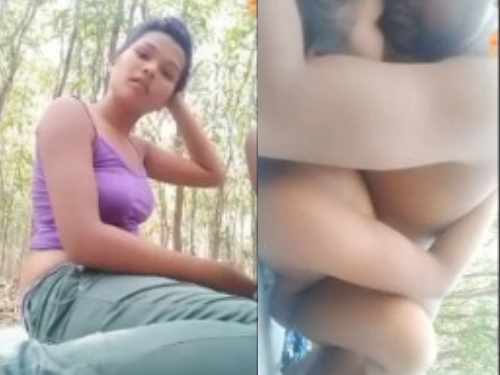 Desi Indian Girl बाहर जंगल में चुदाई Porn Desi MMS