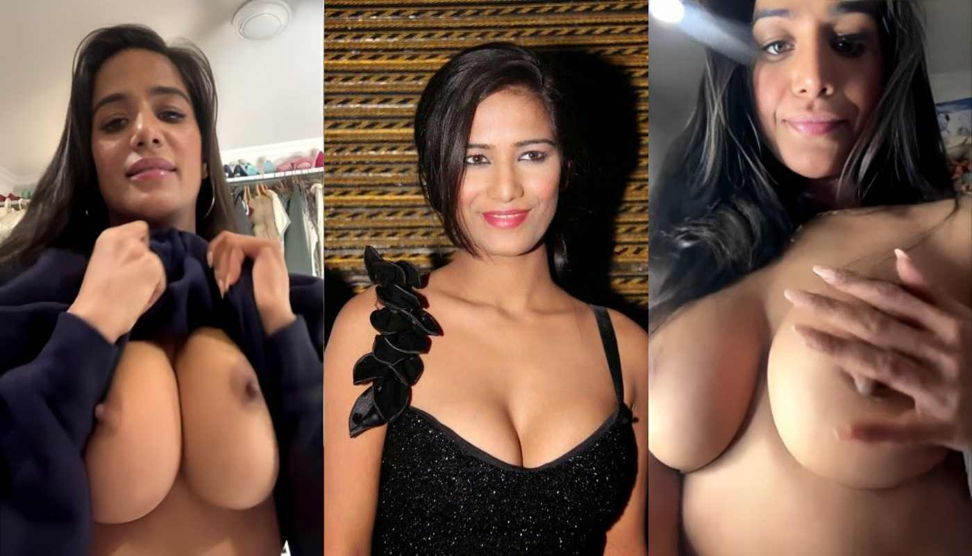 Poonam Pandey Blue To Sexy Nude Premium Boob and Pussy Show P1