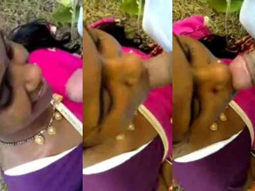 Desi Village aunty ने उनके प्रेमिक का जंगल मैं लैंड चूसा Porn Desi MMS