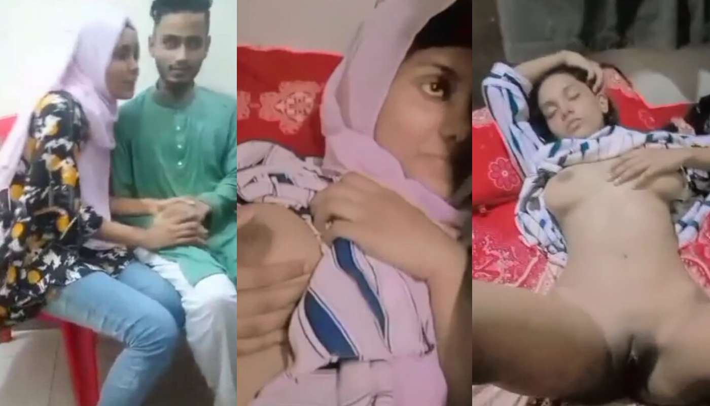 Village Muslim Lover Blowjob Sex Clips in Pink Hijab