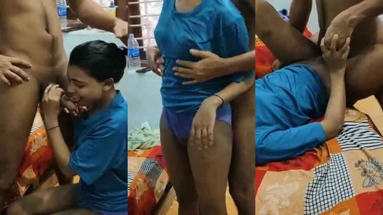 Horny Girlfriend Suck Her BF Dick and Hard Fucking