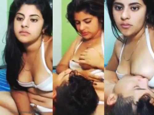 Desi Momi Girlfriend की बॉयफ्रेंड को डुडु पिलाने वाला Porn Desi MMS