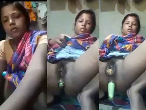 Horny bhabhi ने डिलडो से खुदी चुदाई किया Porn Desi MMS
