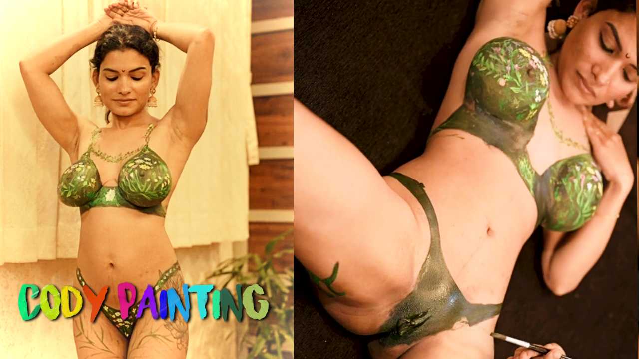 Resmi Nair Body Painting 2025 – Indian Model Hot App Content